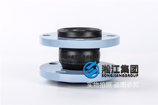 南京环保中心DN25两端法兰连接橡胶软接头