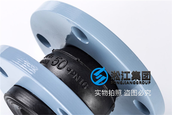 南京环保中心DN25两端法兰连接橡胶软接头