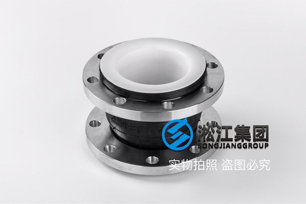 上海采购304法兰DN250 PN10内衬PTFE球形橡胶软连接